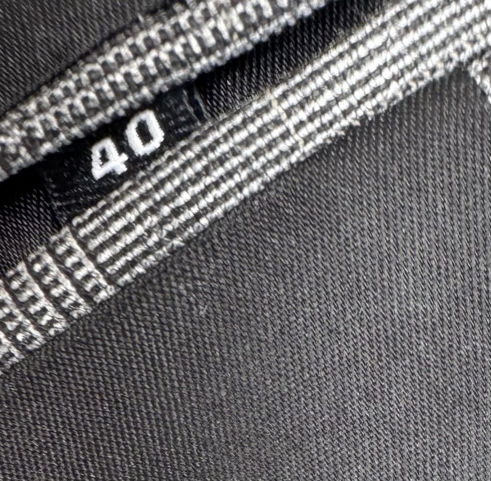 The Kooples Prince De Galles Cropped Blazer Jacket Glen Plaid Leather Trims 40 - Picture 10 of 10